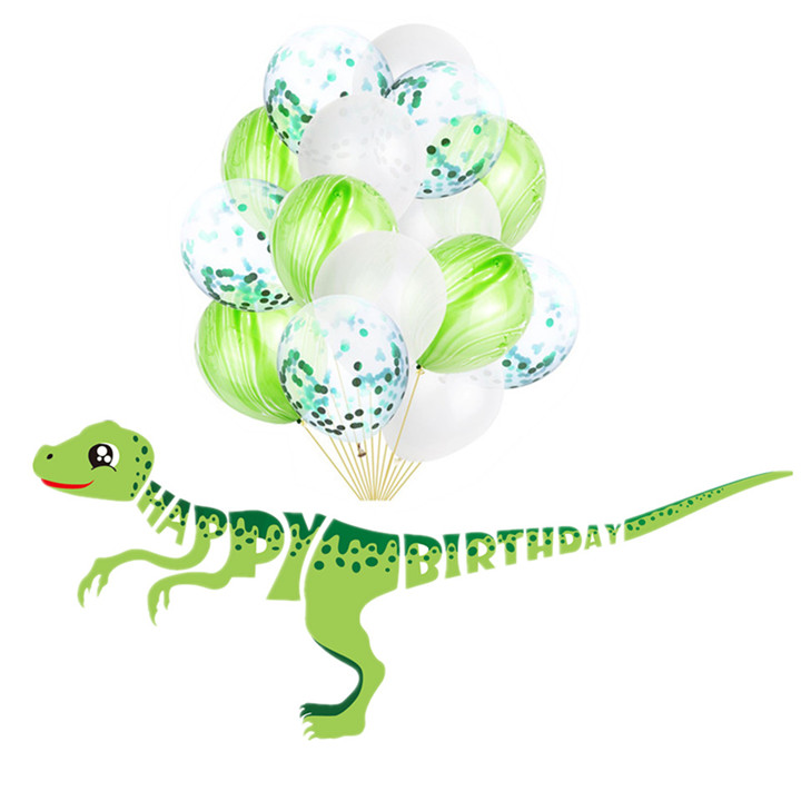 Dinosaur Theme Party Supplies Garland Party Birthday Banner Bunting Decoration Dinosaur Party Supplies, Birthday Banner Bunting wholesale