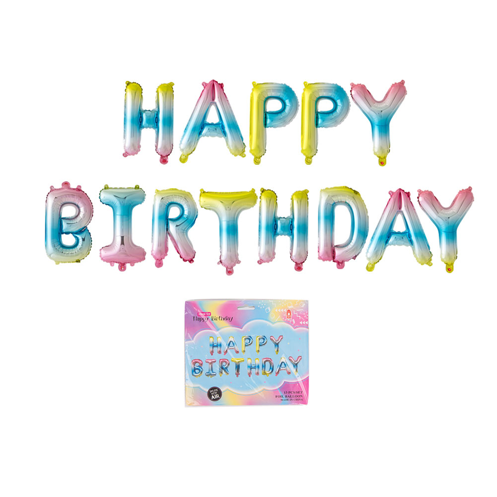32inch 1st Happy Birthday Balloon Banner Letter Balloons Decoration Sets