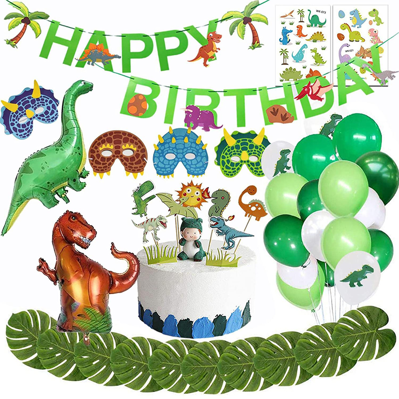 Happy Birthday Banner for Kids Banner Dinosaur Banner Party Decoration Dinosaur Party Buntings