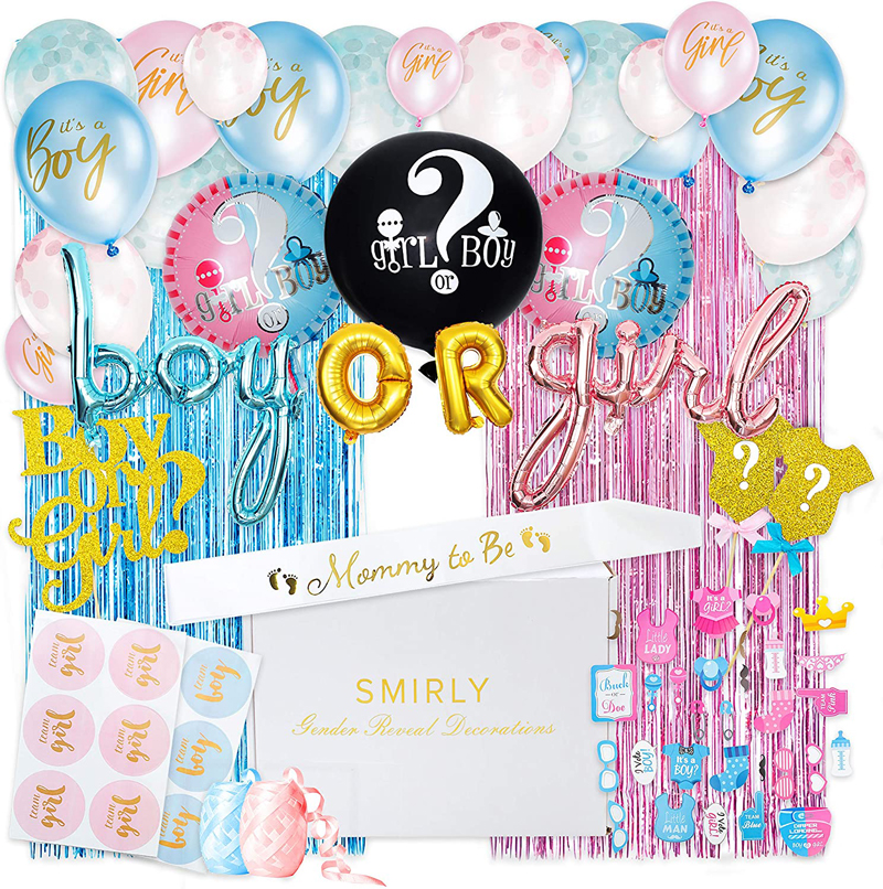 Gender Reveal Decorations Party Supplies Set Party Decorations Boy or Girl Gender Kit Gender Reveal Decorations, Party Decorations wholesale