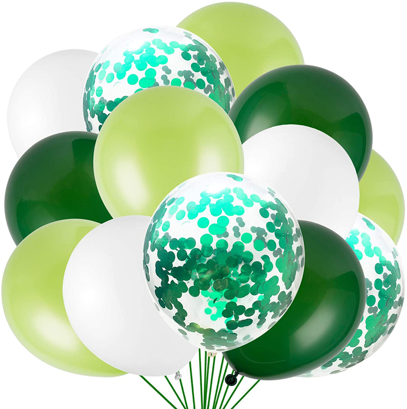 Party Balloons Set with Latex Confetti Balloons for Baby Shower Birthday Party Decorations