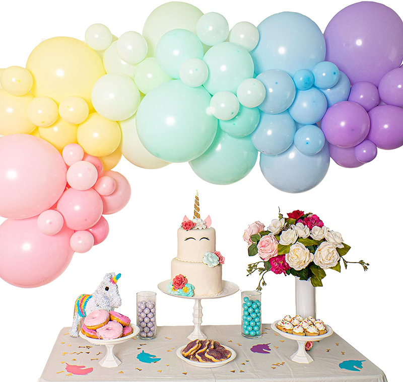 Balloon Garland Kit Macaron Party Balloons Arch Kit for Parties Small and Large Balloons Latex Balloon