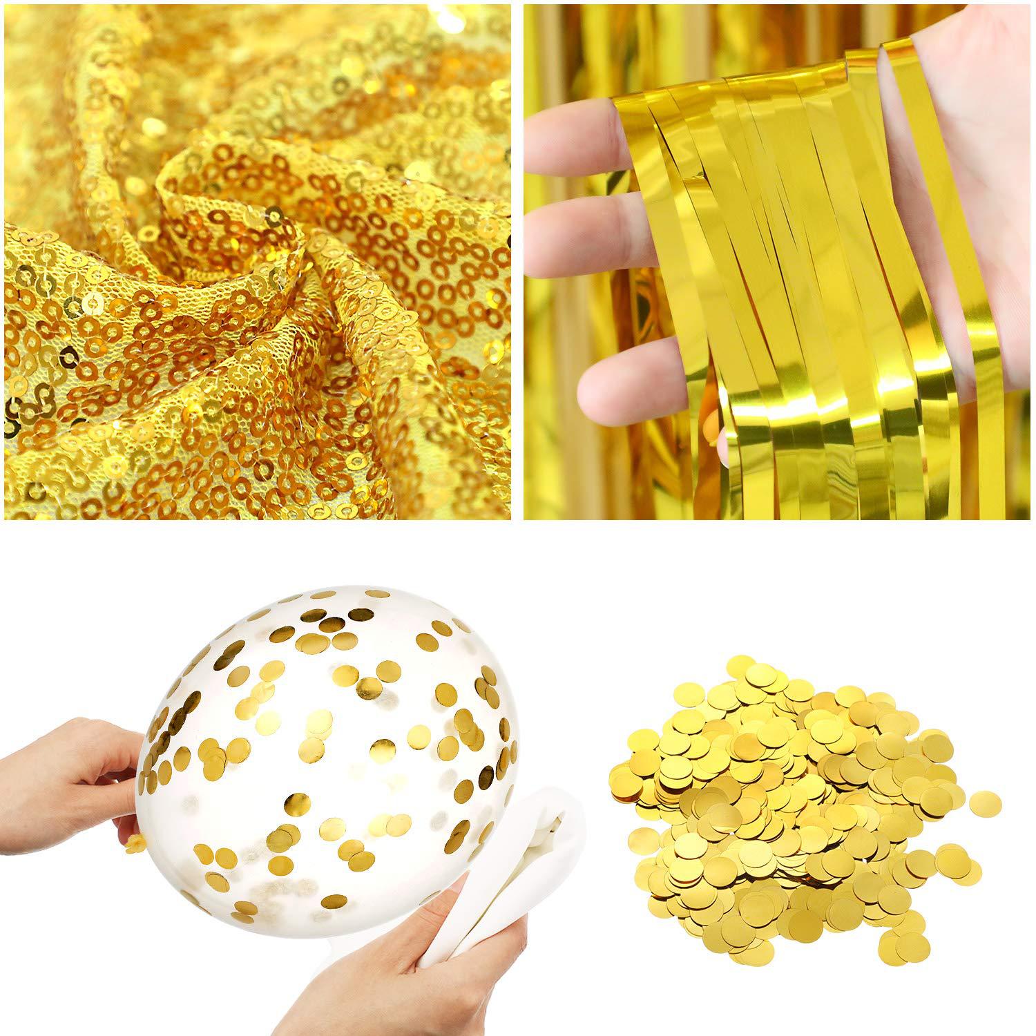 Gold-foil-curtain-decoration-pack-wholesale-China