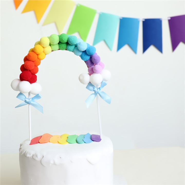 rainbow-wholesale-felt-cake-garland-decor