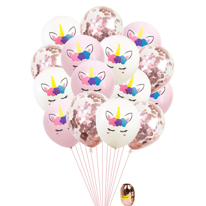 China-rose-gold-Latex-balloon-unicorn-set