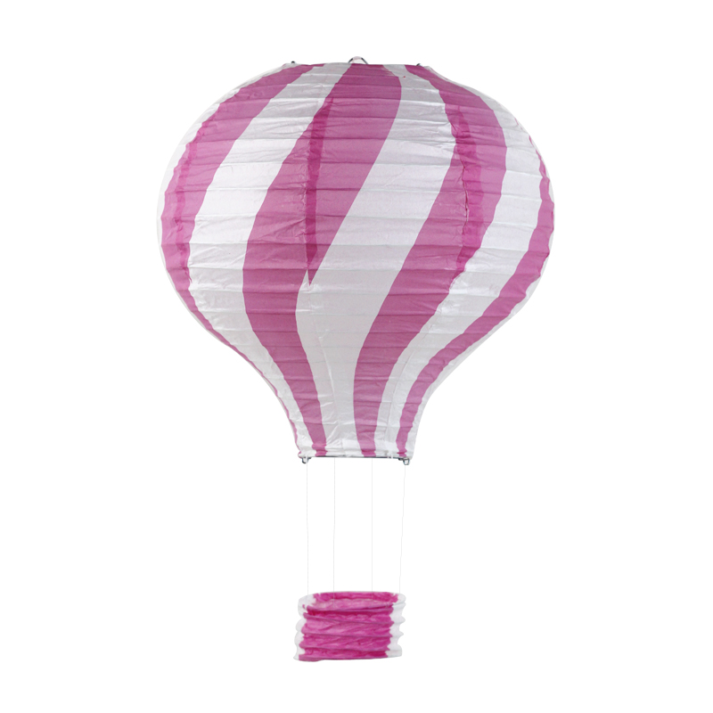 Wholesale-hotair-balloon-Lantern-pink