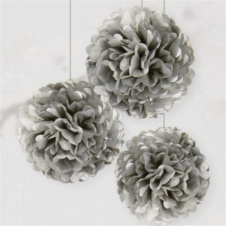 tissue-paper-pompoms-silver