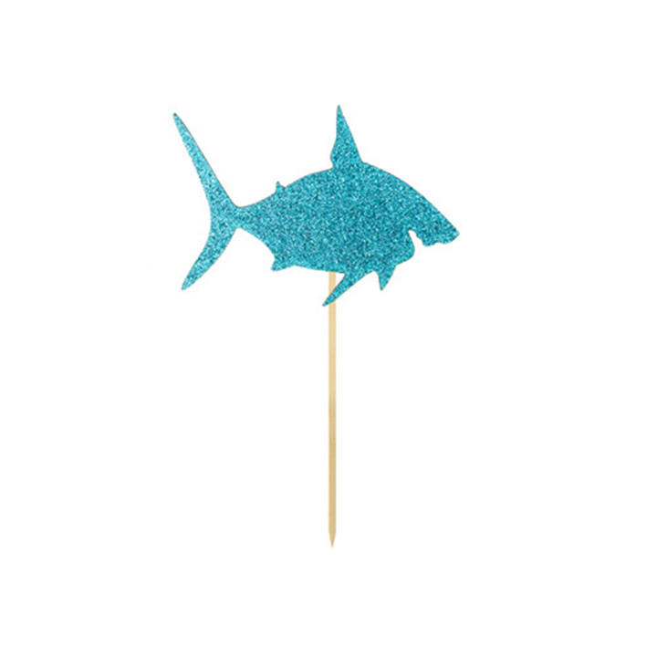paper-cupcake-topper-decor-wholesale-shark