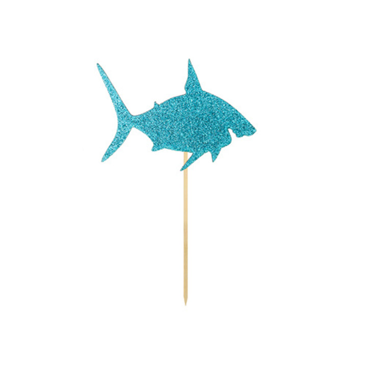 paper-cupcake-topper-decor-wholesale-shark