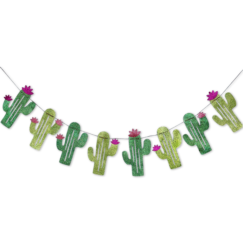 glitter-cactus-garland-wholesale-summer-party-decoration-pack