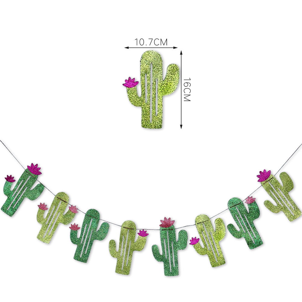 glitter-cactus-summer-party-garland-size-china