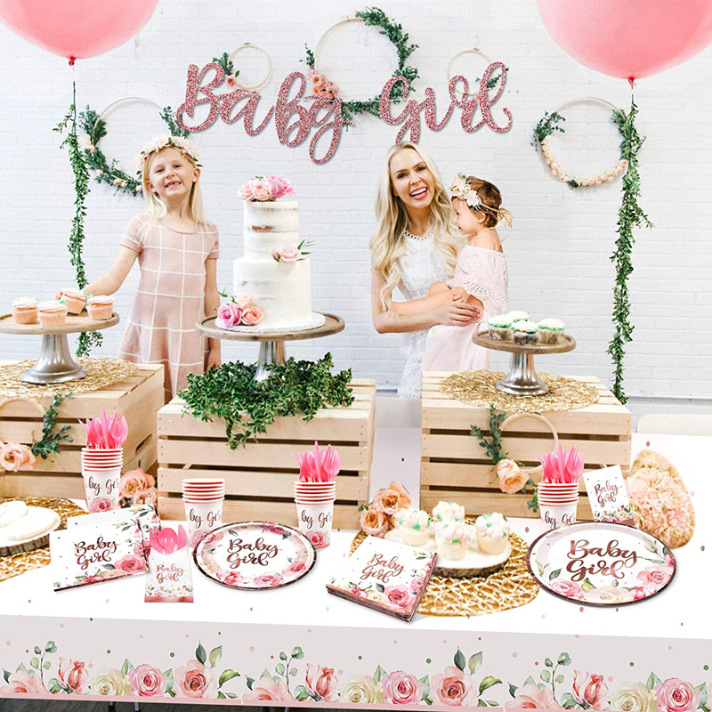 Baby-Girl-Party-Tableware-Supplies-Set
