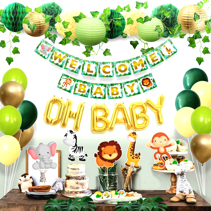 Baby-Shower-Decorations-Jungle-Theme-Safari-Combo-Kit