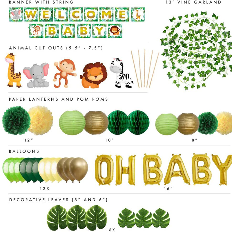Baby-Shower-Decorations-Jungle-Theme-Safari-Complete-Set