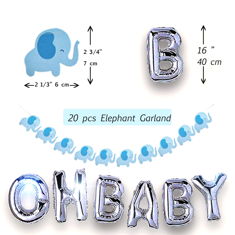 Baby-Shower-Decorations-for-Boy-Blue-Elephant-Theme