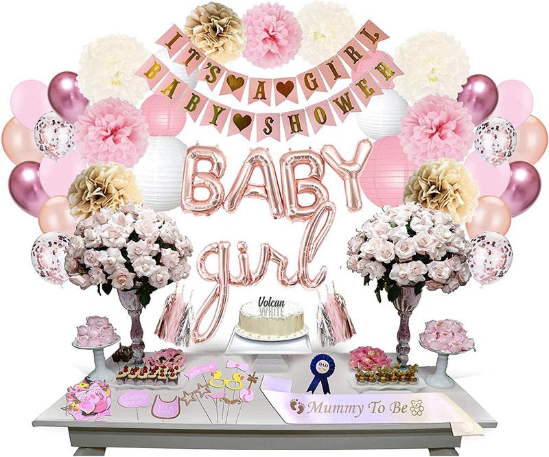 Baby-Shower-Decorations-for-girl-Pink-and-Gold