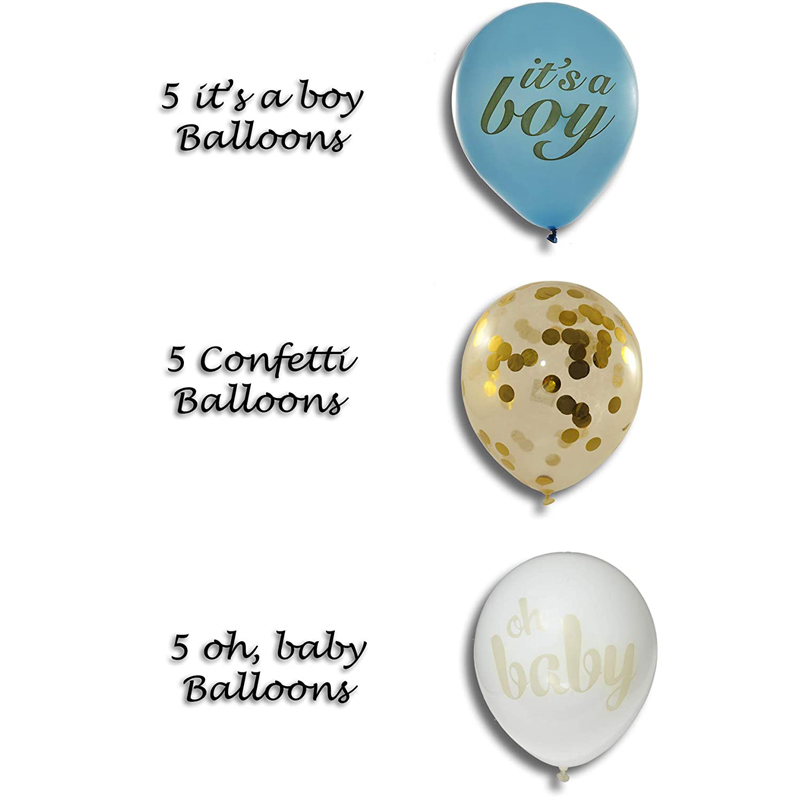 Blue-and-Gold-Baby-Shower-Decoration-for-Boy-balloons