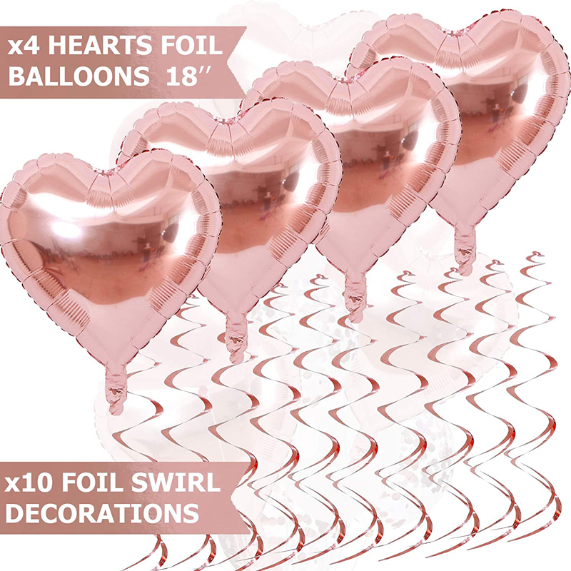 Rose-Gold-Bachelorette-Party-Heart-Balloons