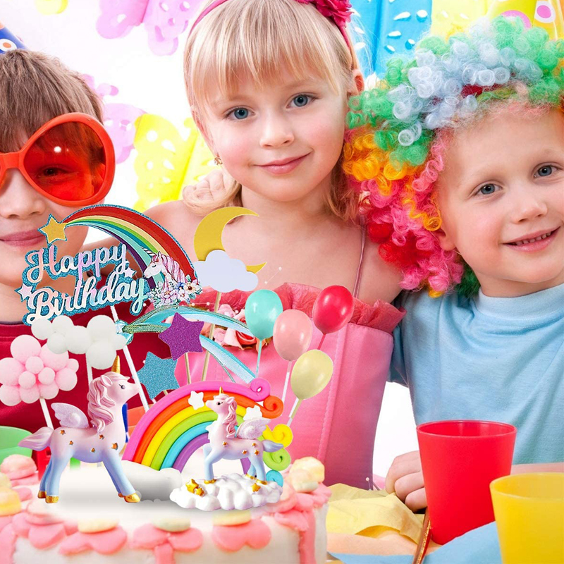 Unicorn-Cake-Topper-Cake-Decoration-For-Girl-Kid-Women-Birthdays