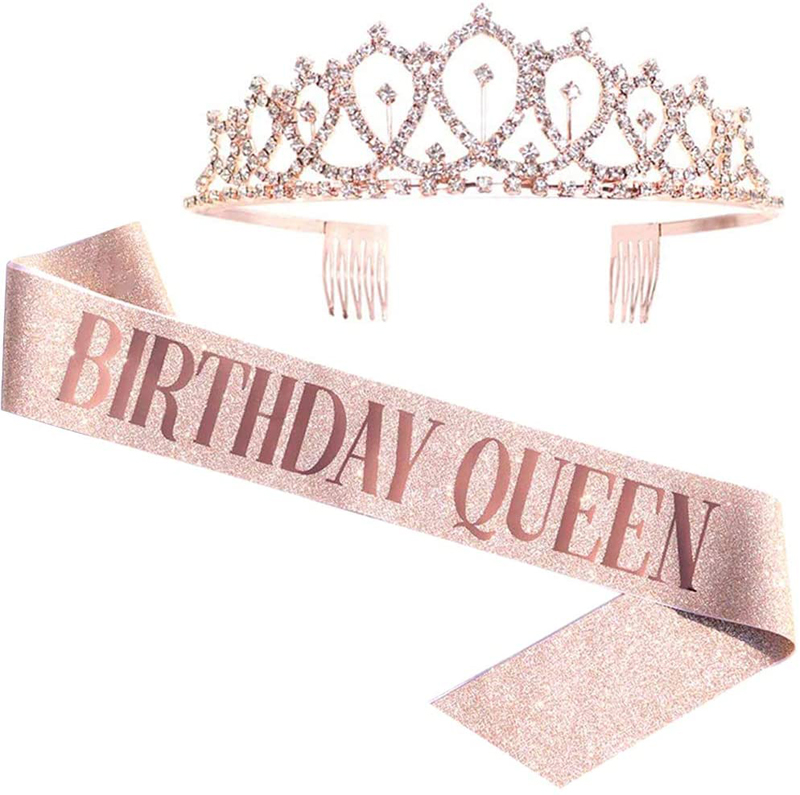 Birthday-Queen-Sash-Rhinestone-Tiara