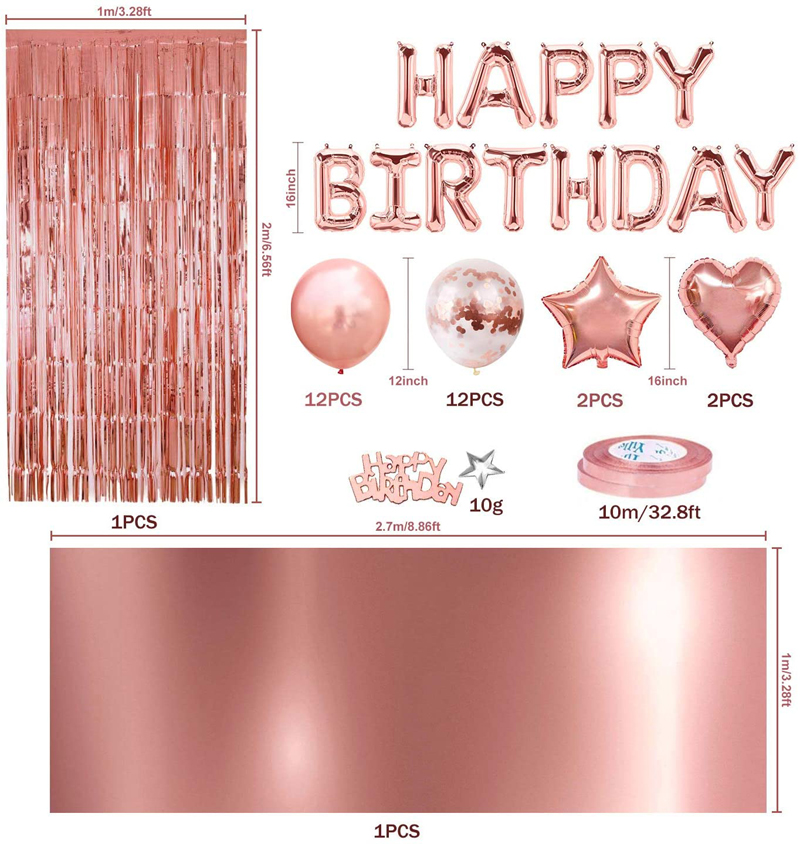 Rose-Gold-Birthday-Decoration-kits-Banner-Fringe-Curtain-Balloons