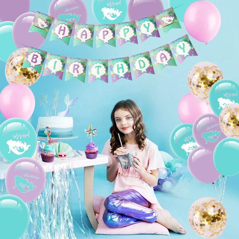 Mermaid-Birthday-Party-Decorations-for-Girls