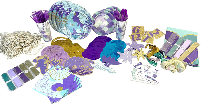 Mermaid-Birthday-Party-Supplies-Customizable-Age