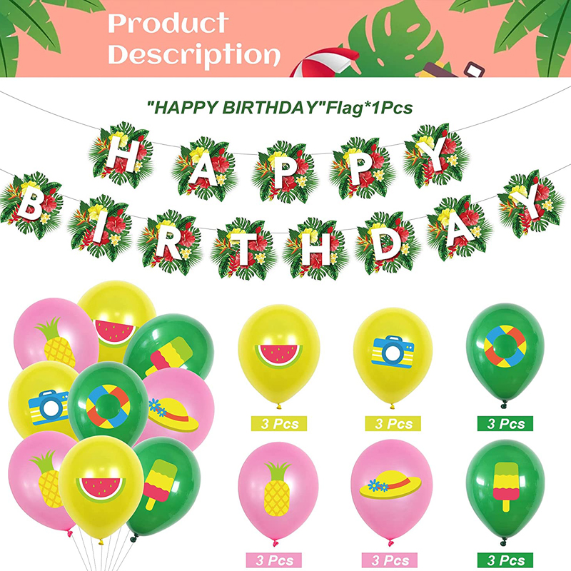 Hawaiian-Party-Decorations-Summer-Birthday-Party-Supplies-Kit-China-Wholesale
