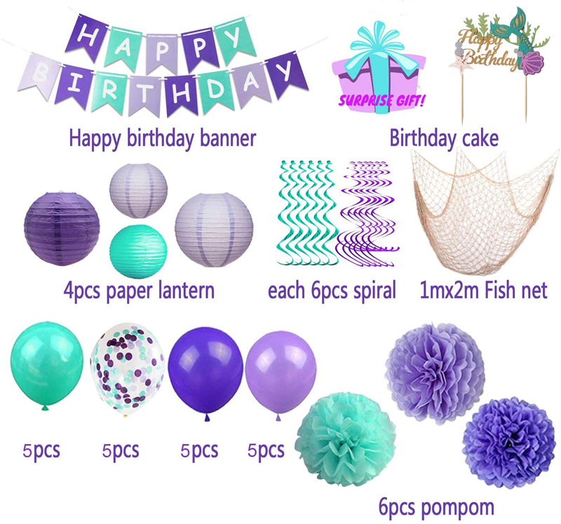 Mermaid-Party-Decorations-for-Girls-Mermaid-Party-Pack