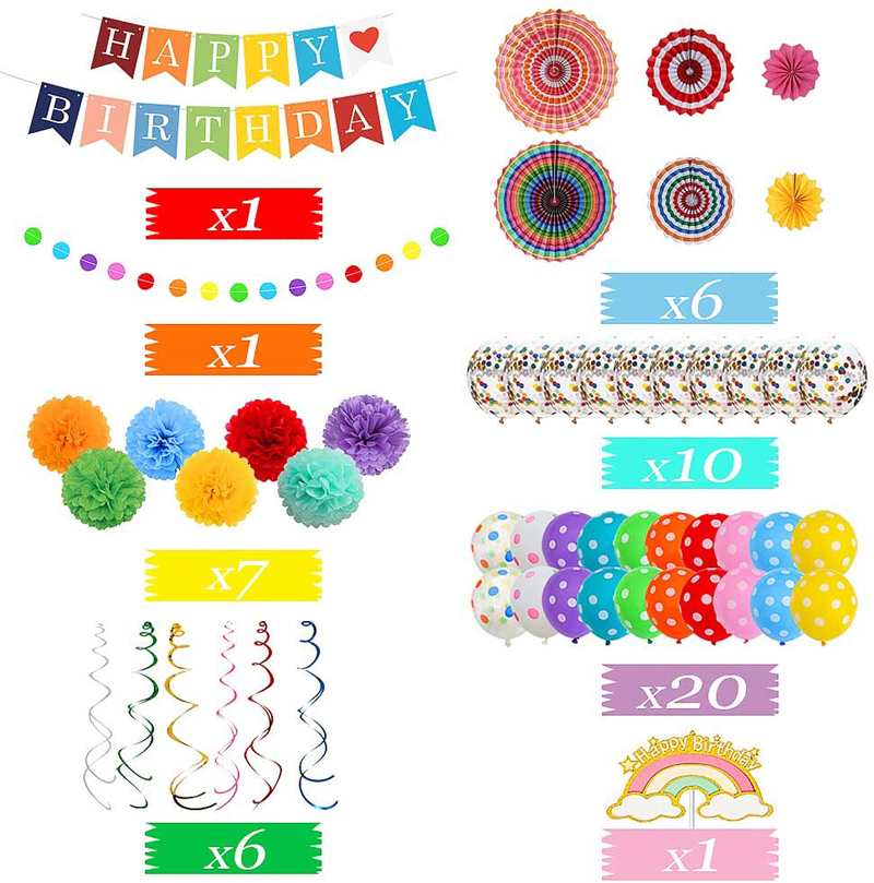 Colorful-Rainbow-Birthday-Party-Decorations-Set
