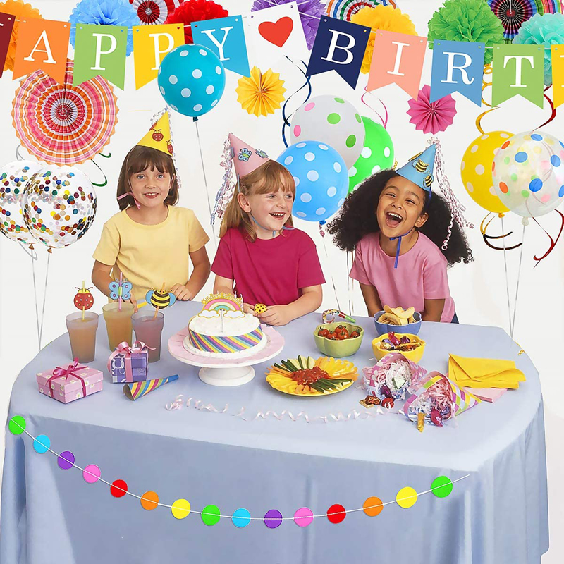 Colorful-Rainbow-Birthday-Party-Supplies-Set