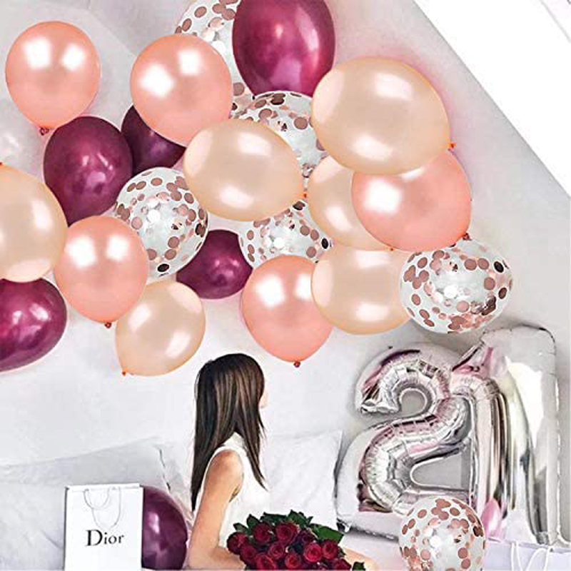 Rose-Gold-Burgundy-Confetti-Balloons-Decorations