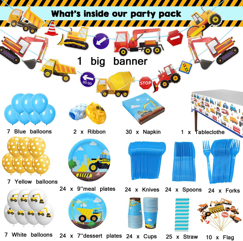 Construction-Themed-Birthday-Party-Supplies-for-Boys-Pack