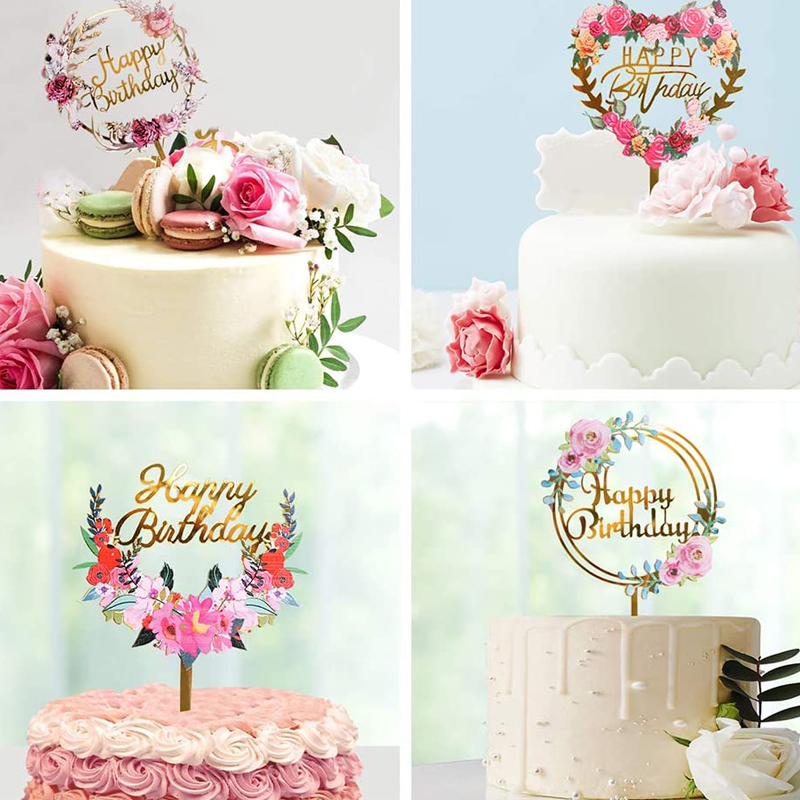 Acrylic-Ins-Cupcake-Topper-Birthday-Party-Cake-Decorations-Cake-Toppers