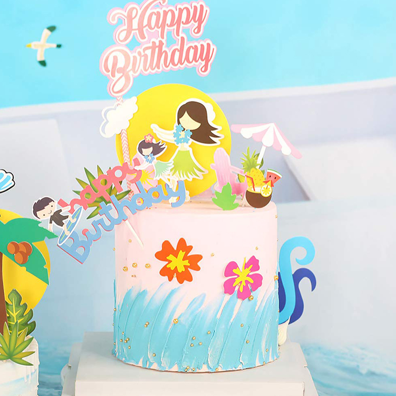 Cake-Decorations-Hawaiian-Cake-Toppers-Luau-Birthdays