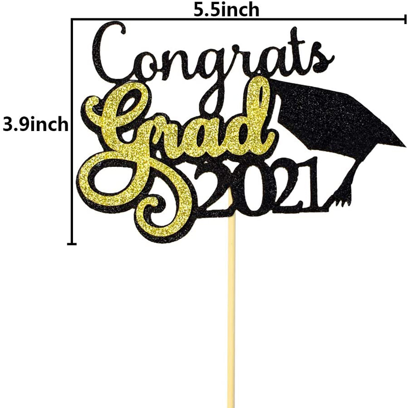 Congrats-Grad-2021-Cake-Topper-Black-and-Gold