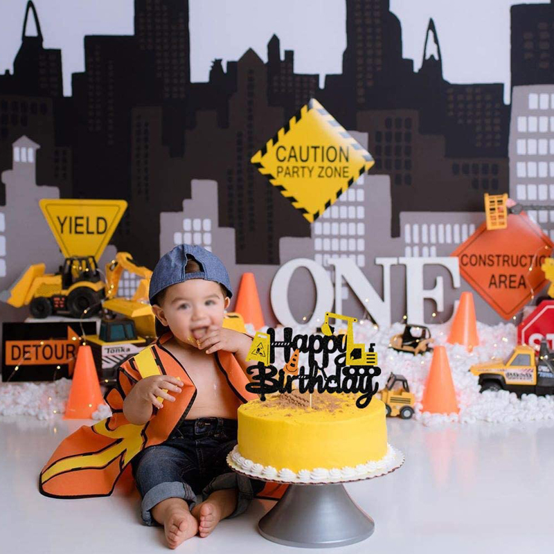 Construction-Theme-Kids-Excavator-Birthday-Cake-Topper-Bulk-Wholesale