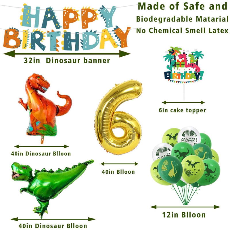 Dino-Happy-Birthday-Banner-Cake-Topper-Party-Supplies-Wholesale-Bulk-Supplier