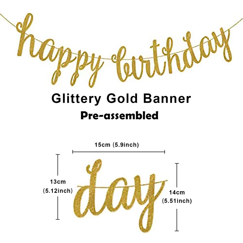 Glittery-Birthday-Banner-Circle-Dots-Garland-Gold-Confetti-Balloons