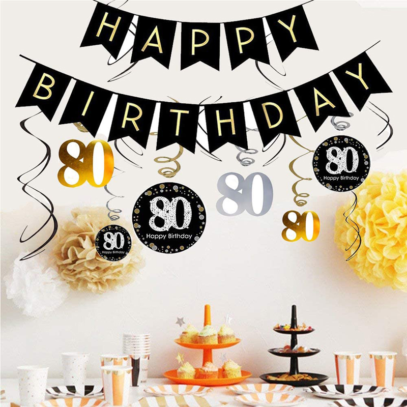 Gold-Glitter-Happy-Birthday-Banner-Sparkling-Celebration-80-Hanging-Swirls-Decorations-Kit
