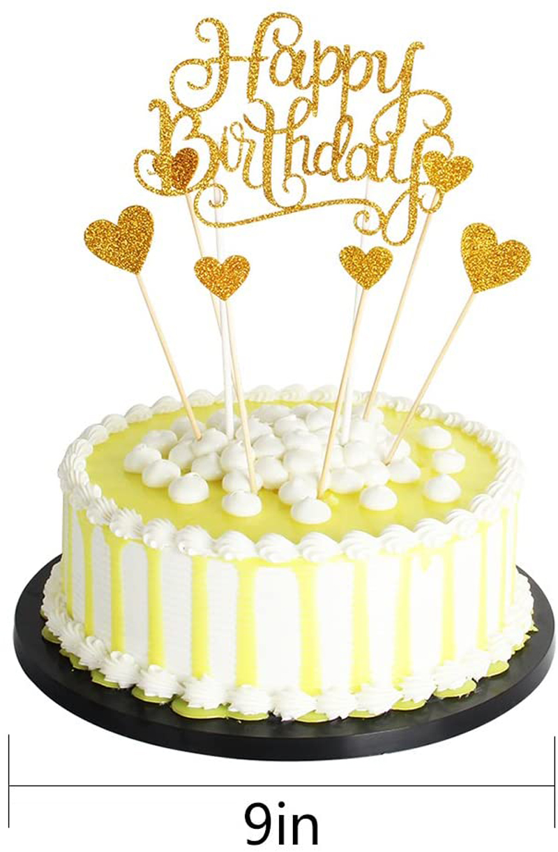 Gold-Glitter-Letters-Love-Star-Happy-Birthday-Cake-Toppers