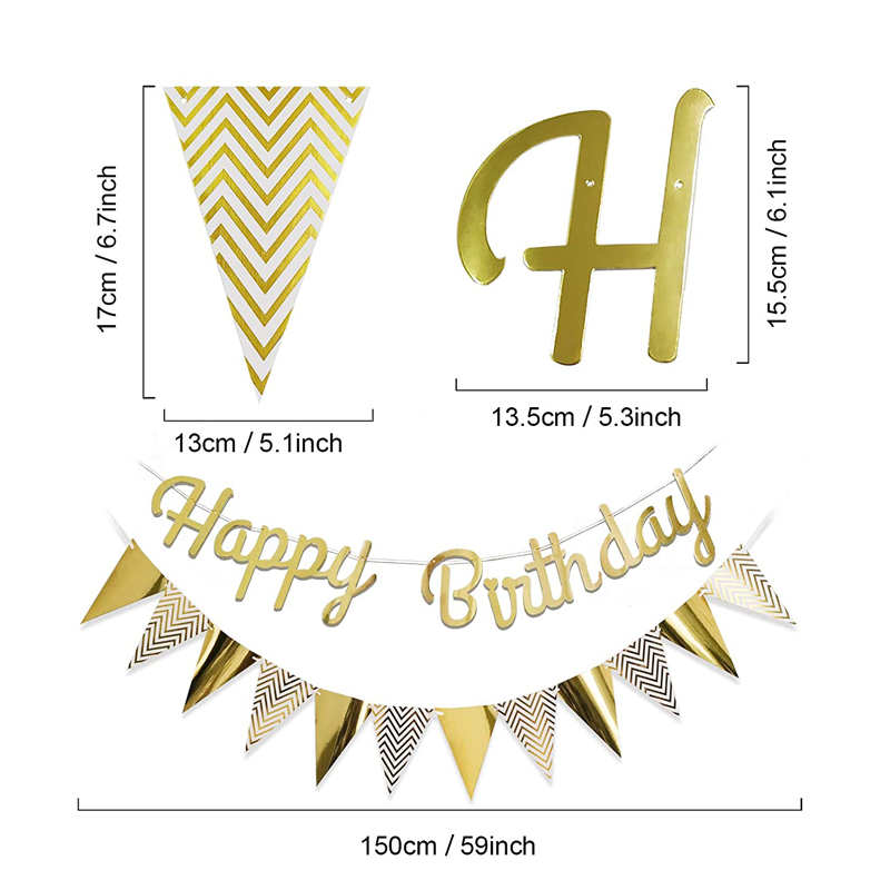 Happy-Birthday-Bunting-Banner-Gold-with-Triangle-Bunting-Flag