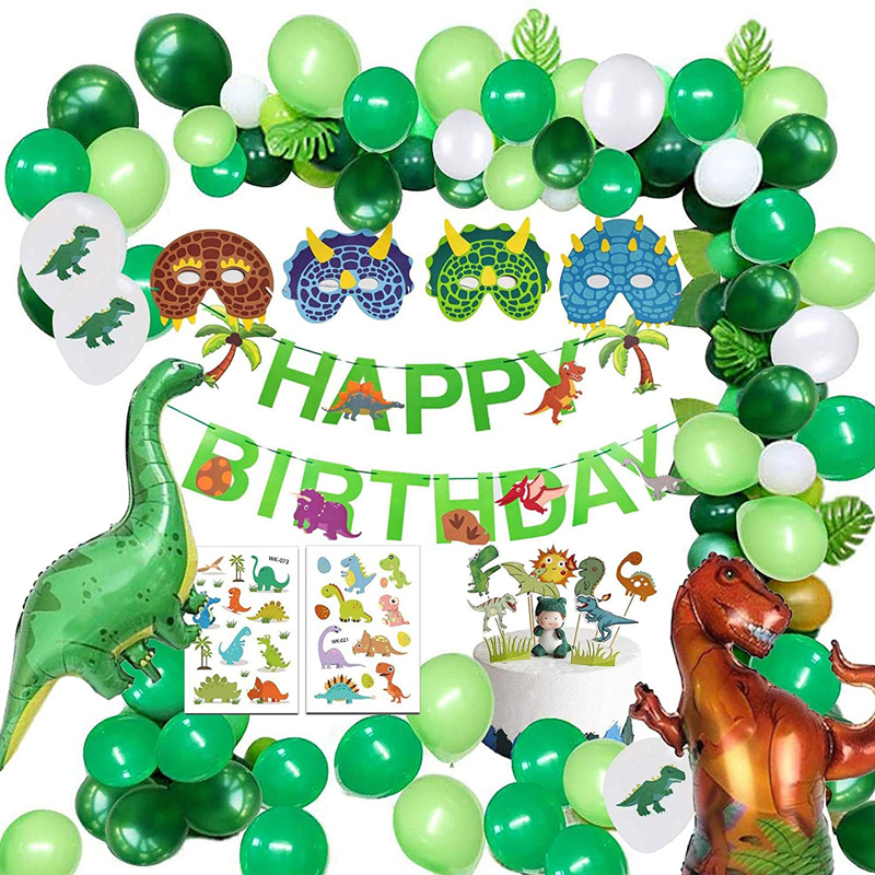 Happy-Birthday-Party-Decoration-Dinosaur-Party-Kits