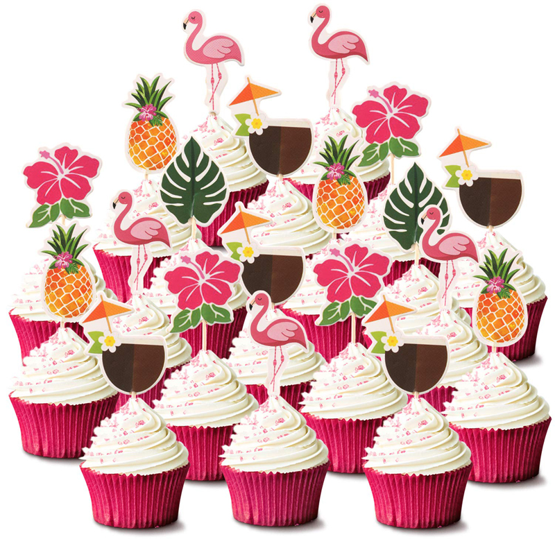 Hawaiian-Luau-Cupcake-Toppers-Cake-Picks-Toothpicks-China-Supplier