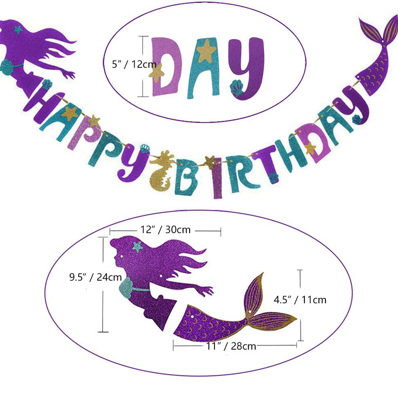 Mermaid-Theme-Party-Decorations-Happy-Birthday-Banner-Wholesale