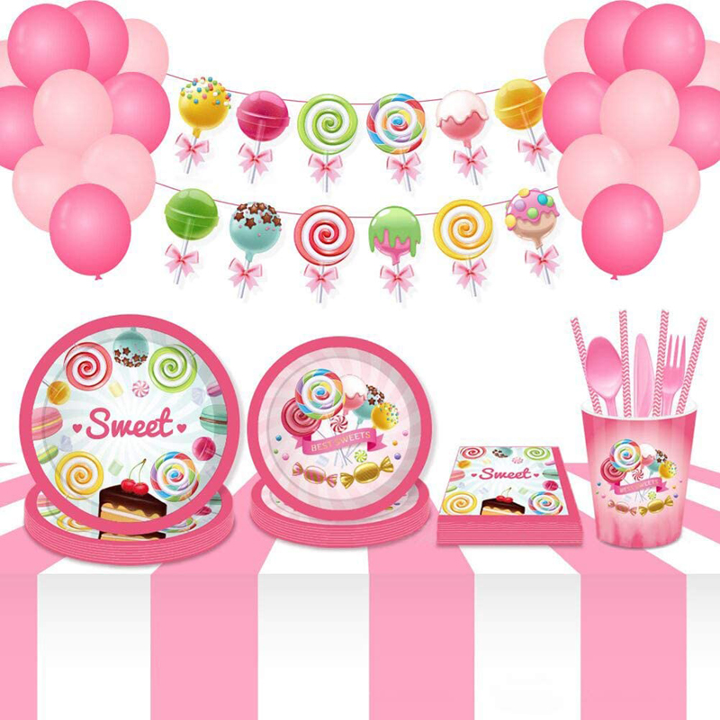 Rainbow-Banner-Candy-Banner-Donut-Bunting-Banner-Garlands-Wholesale