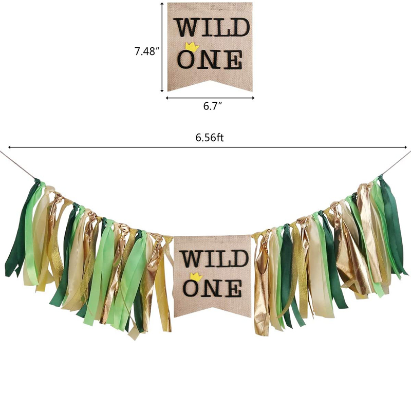 Wild-One-Baby-Girl-Boy-First-Birthday-Highchair-Banner