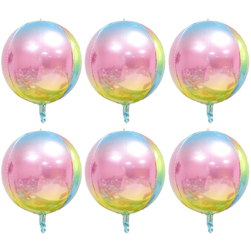 4D-22-inch-Gradient-Rainbow-Mylar-Foil-Balloons-Round-Sphere-Foil-Balloon