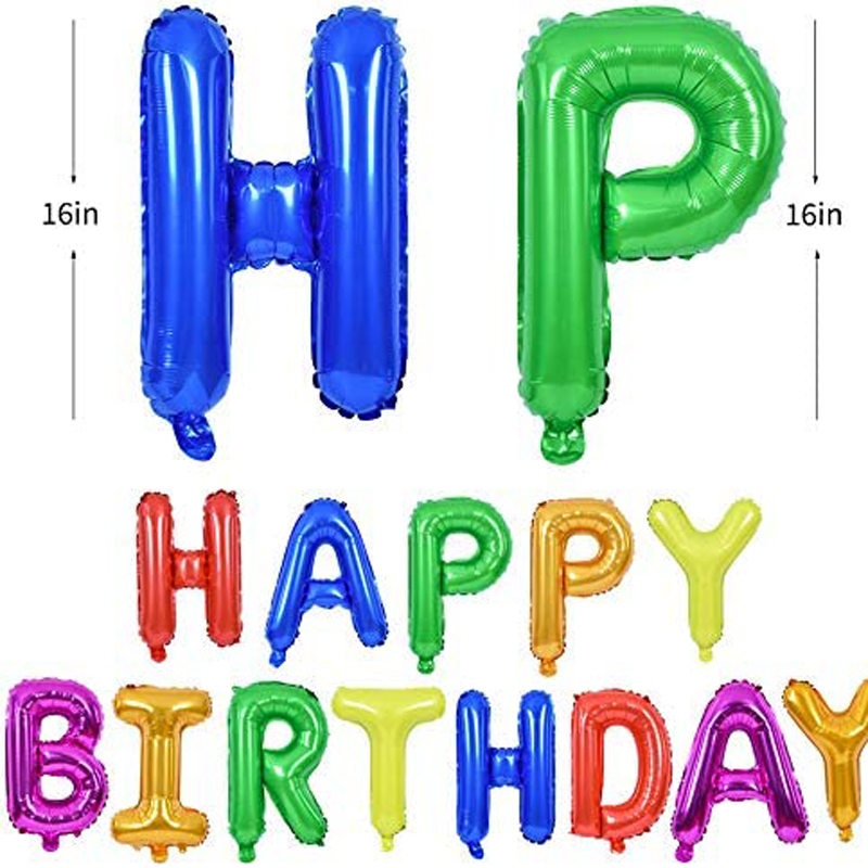 Color-Rainbow-Happy-Birthday-Balloons-Banner-Kit