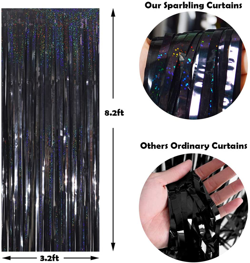 Black-Metallic-Tinsel-Foil-Fringe-Curtains-for-Party-Photo-Backdrop-China-Supply